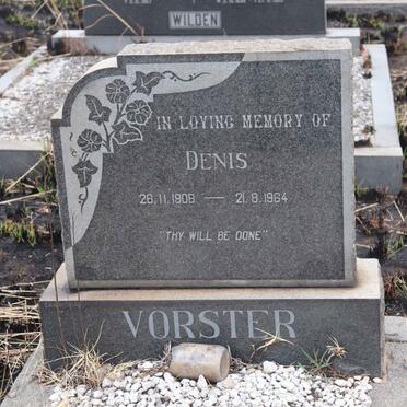 VORSTER Denis 1908-1964