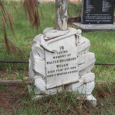 WELCH Walter Spilsbury -1888