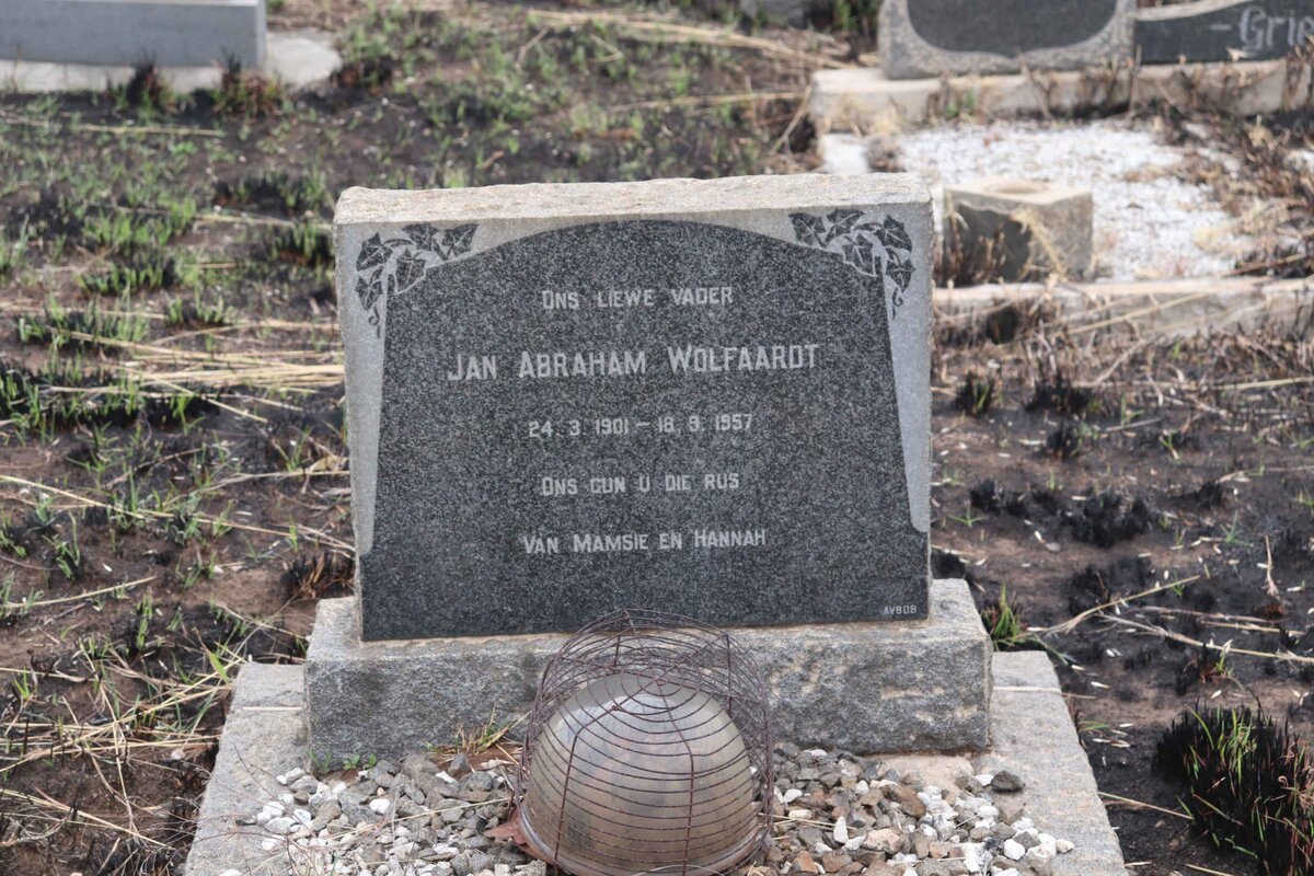 WOLFAARDT Jan Abraham 1901-1957
