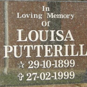 PUTTERILL Louisa 1899-1999