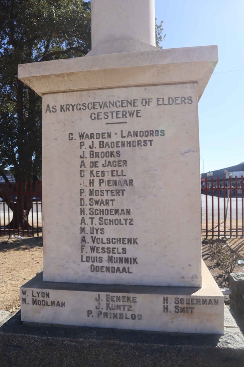 7. As krygsgevangene of elders gesterwe