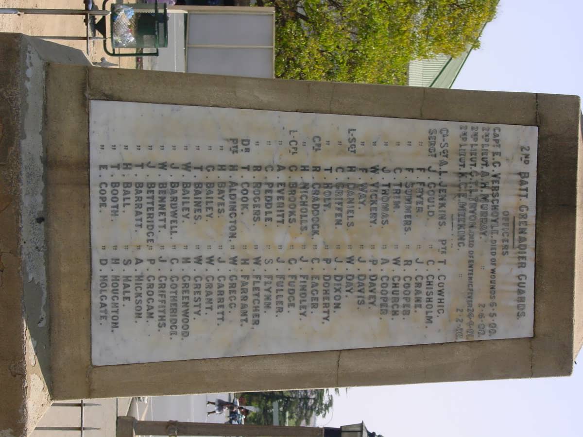 5. Monument for the Grenadier and Scots guards 1899-1902