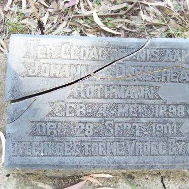 ROTHMANN Johanna Dorethea 1898-1901