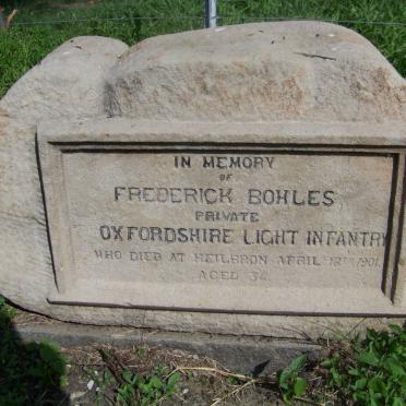 BOHLES Frederick -1901