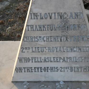 TRENCH Christopher Chenevix -1902