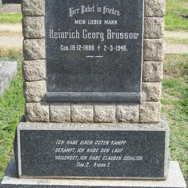 BRUSSOW Heinrich Georg 1886-1946