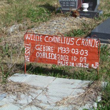 CRONJE Wessel Willie Cornelius 1933-2003