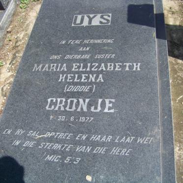 CRONJE Maria Elizabeth Helena nee UYS -1977