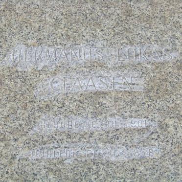 CLAASEN Hermanus Lukas 1901-1978