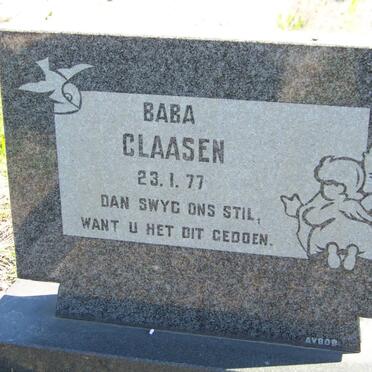 CLAASEN Baba 1977-1977