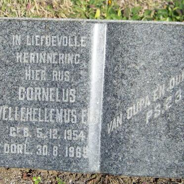 ELS Cornelus Wellehellemus 1954-1969