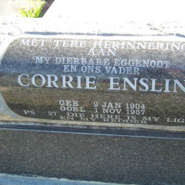 ENSLIN Corrie 1904-1957