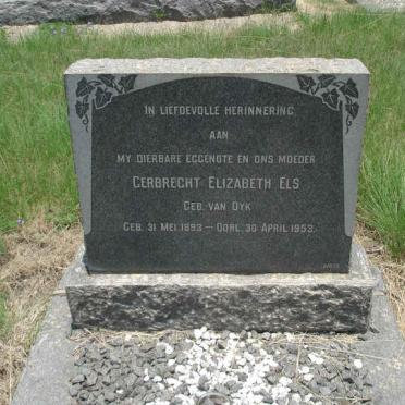 ELS Gerbrecht Elizabeth nee VAN DYK 1893-1953