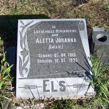 ELS Aletta Johanna 1915-1995