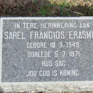 ERASMUS Sarel Francios 1949-1971