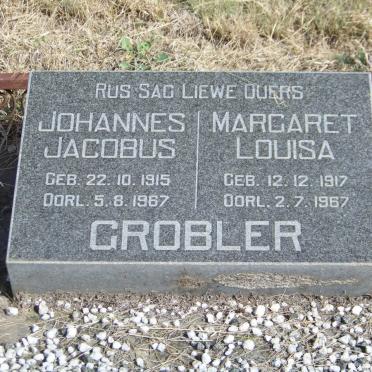 GROBLER Johannes Jacobus 1915-1967 &amp; Margaret Louisa 1917-1967