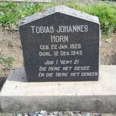 HORN Tobias Johannes 1925-1945