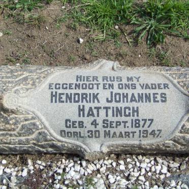 HATTINGH Hendrik Johannes 1877-1947