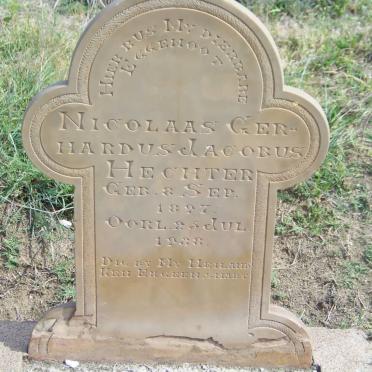 HECHTER Nicolaas Gerhardus Jacobus 1897-1938