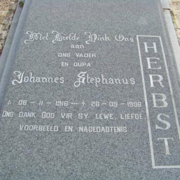 HERBST Johannes Stephanus 1916-1996