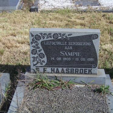 HAASBROEK S.F. 1909-1981