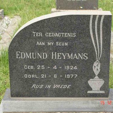 HEYMANS Edmund 1924-1977