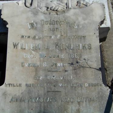 HENDRIKS Willem J. 1863-1925