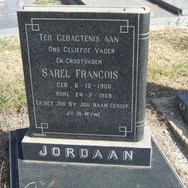 JORDAAN Sarel Francois 1906-1969
