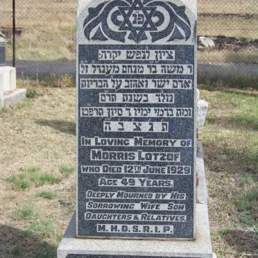 LOTZOF Morris -1929