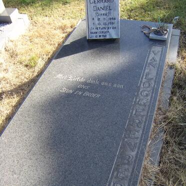 LOGGERENBERG Gerhard Daniel, van 1966-1991