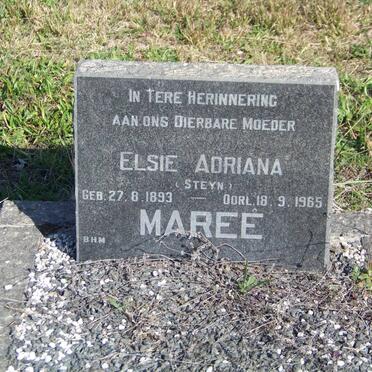 MAREE Elsie Adriana nee STEYN 1893-1965