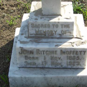 MOFFETT John Ritchie 1865-1923
