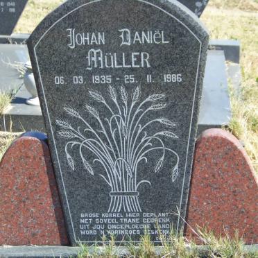 MULLER Johan Daniel 1935-1986