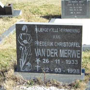 MERWE Frederik Christoffel, van der 1933-1998