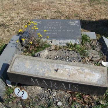 MARAIS Sarel F. 1923-1940