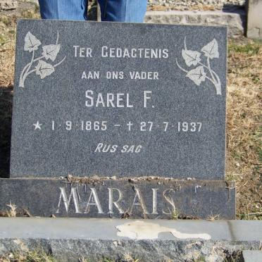 MARAIS Sarel F. 1865-1937