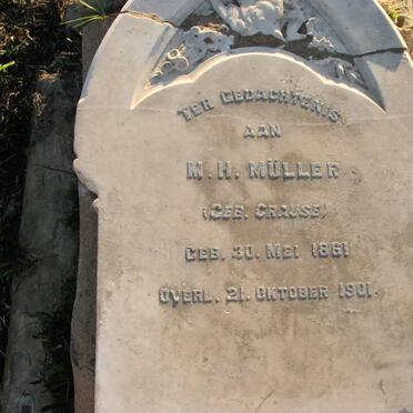 MÜLLER M.H. nee CRAUSE 1861-1901