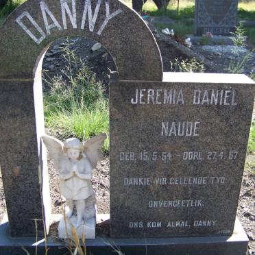 NAUDÉ Jeremia Daniël 1954-1957