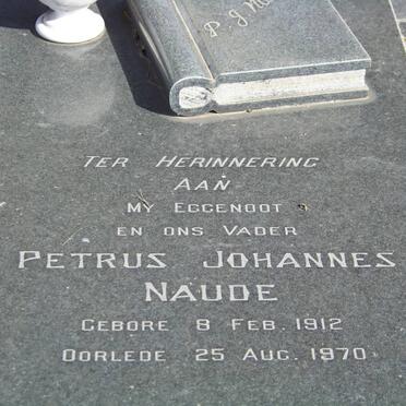 NAUDE Petrus Johannes 1912-1970