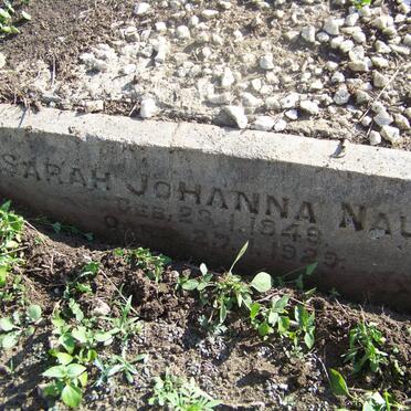 NAUDE Sarah Johanna 1849-1929