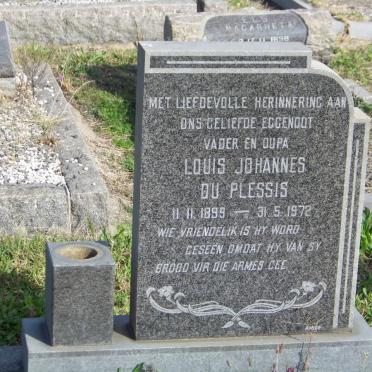 PLESSIS Louis Johannes, du 1899-1972