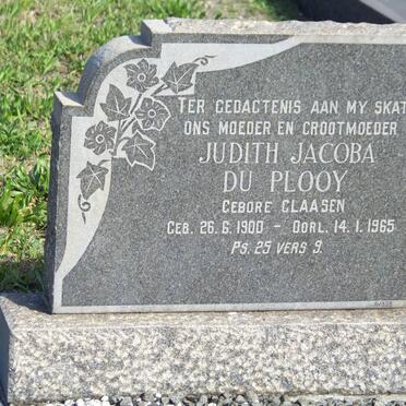 PLOOY Petrus Johannes, du 1889-1968 &amp; Judith Jacoba CLAASEN 1900-1965