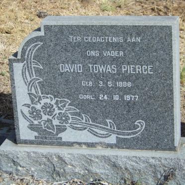 PIERCE David Towas 1888-1977