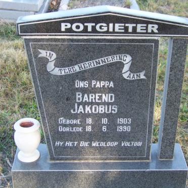 POTGIETER Barend Jakobus 1903-1990