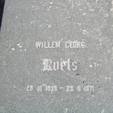 ROETS Willem Georg 1899-1971