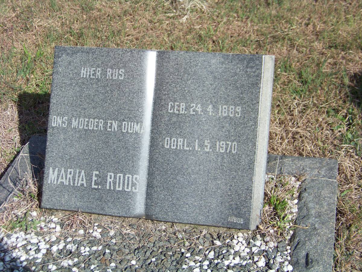 ROOS Maria E. 1889-1970