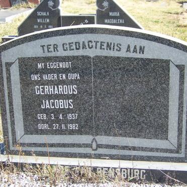 RENSBURG Gerhardus Jacobus, Janse van 1937-1982
