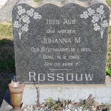 ROSSOUW Johanna M. nee STEENKAMP 1875-1960