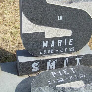 SMIT Piet 1906-1975 &amp; Marie 1909-1993