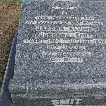 SMIT Jacoba Alvina Johanna 1903-1940